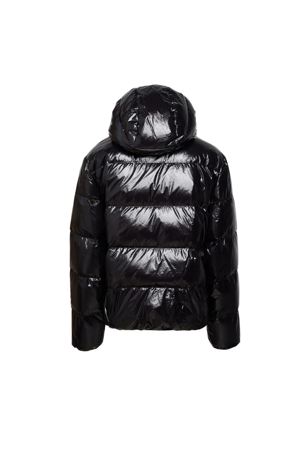 Dsquared2 Logo Patch Hooded Down Jacket