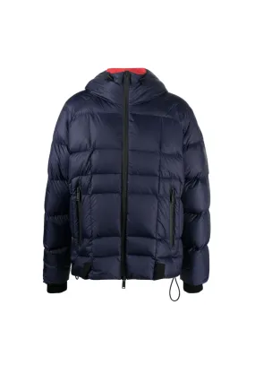 Dsquared2 two-tone quilted down jacket blue/ brown