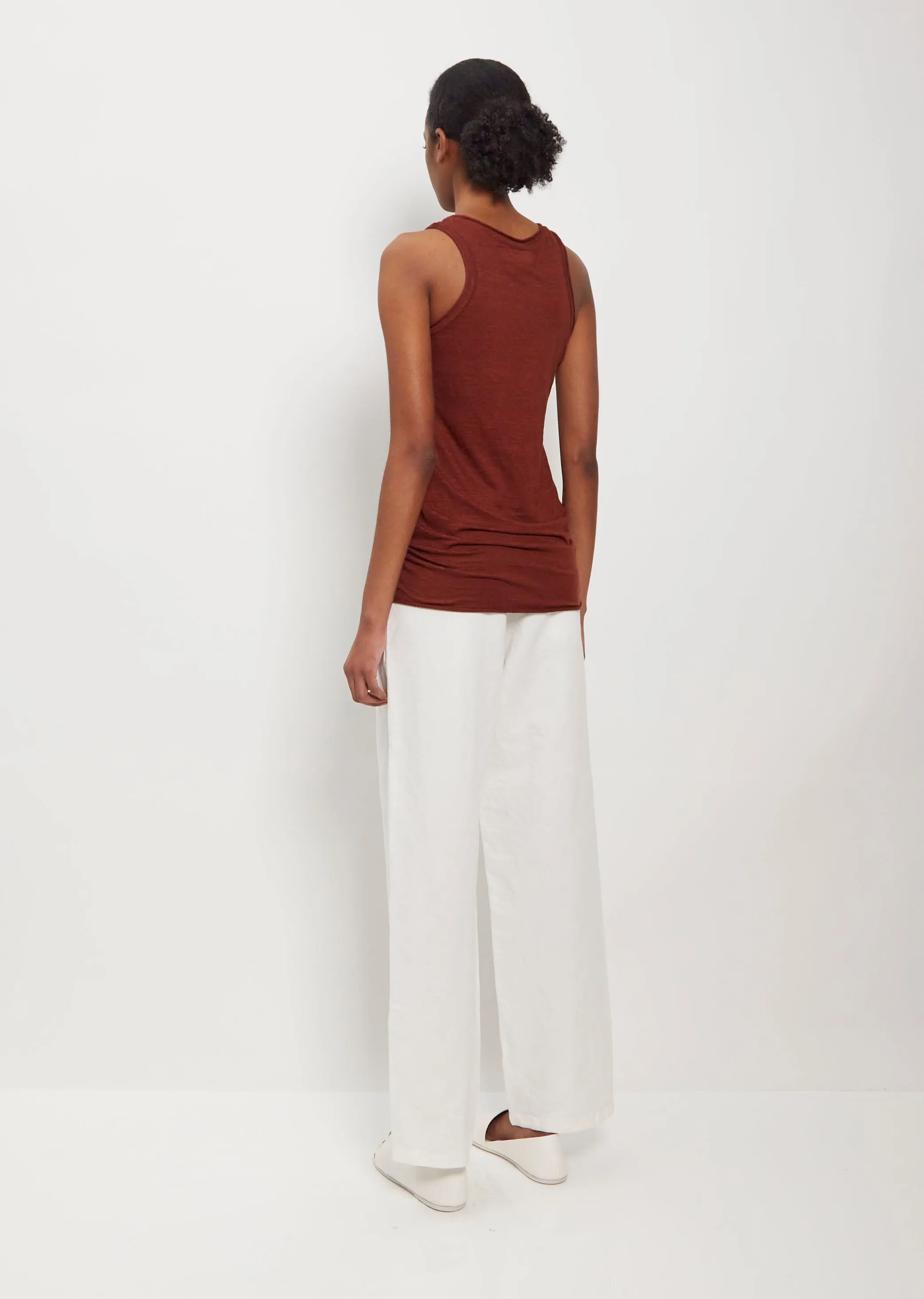 DTV Linen Tank Top — Red