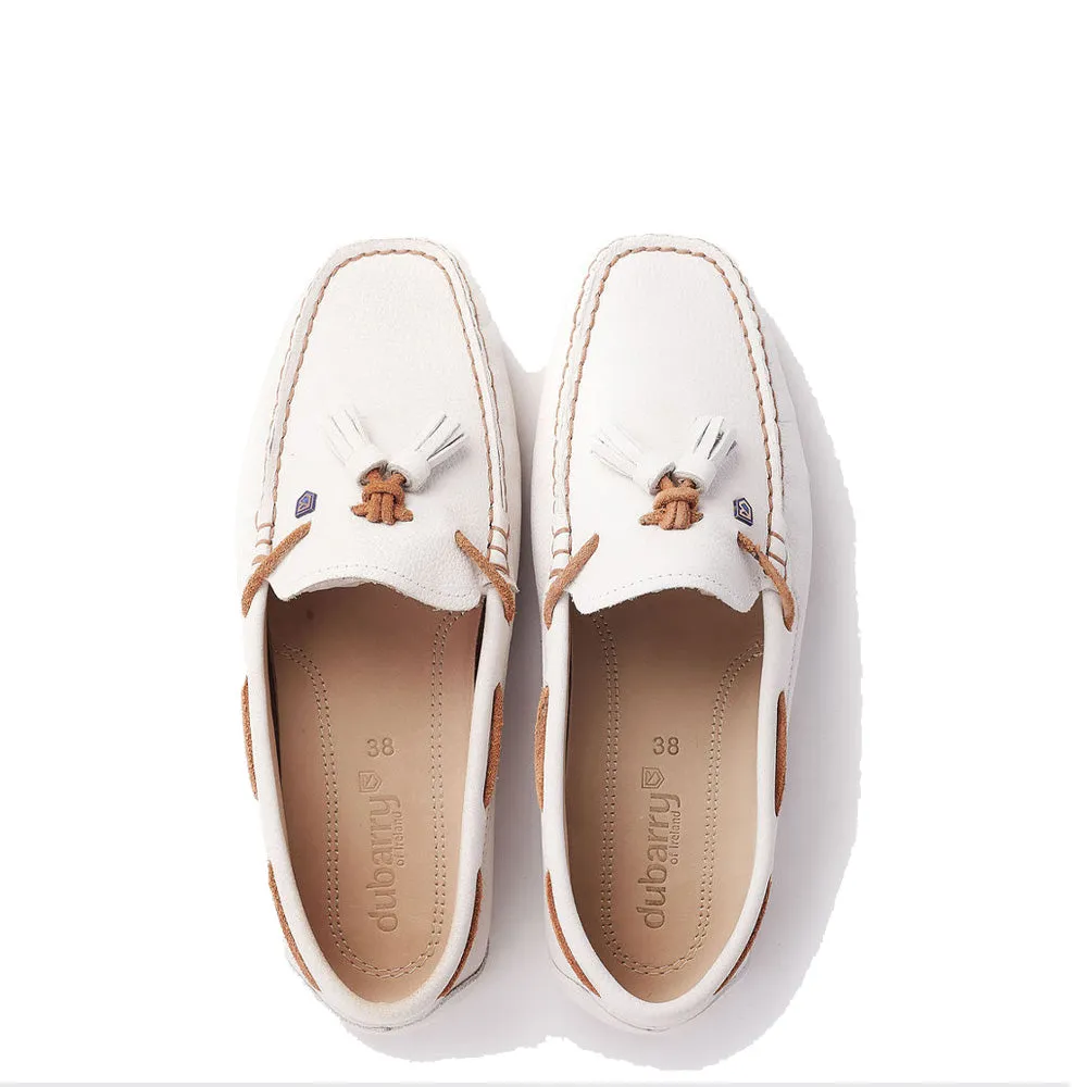 Dubarry Womens Jamaica Loafer Sail White