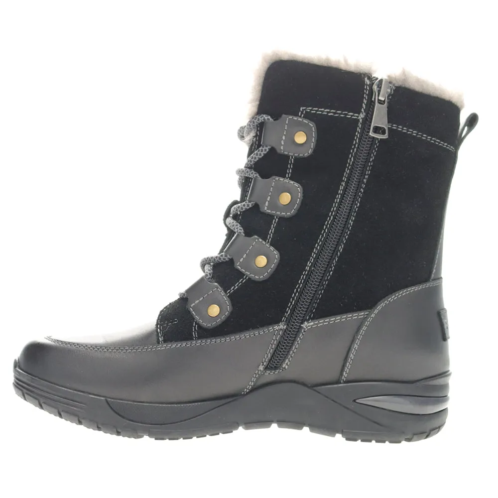 Dulcie Round Toe Lace Up Boots