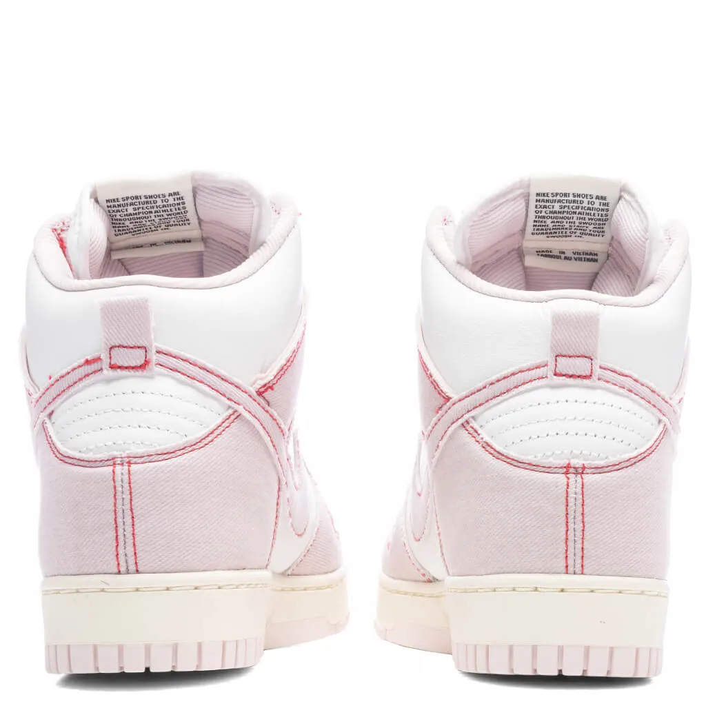 Dunk Hi 1985 - Summit White/Barely Rose/University Red