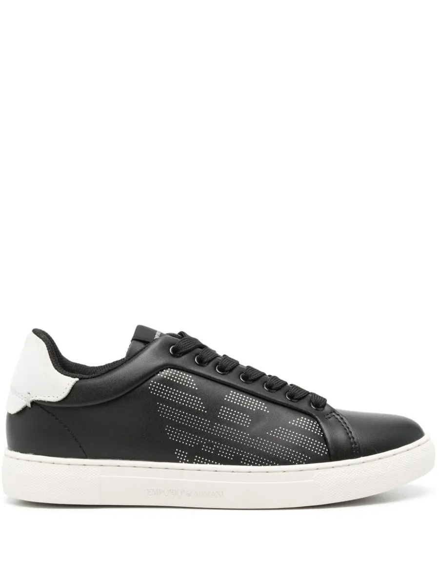 E 'Clat    E 'Clat Logo Leather Sneakers