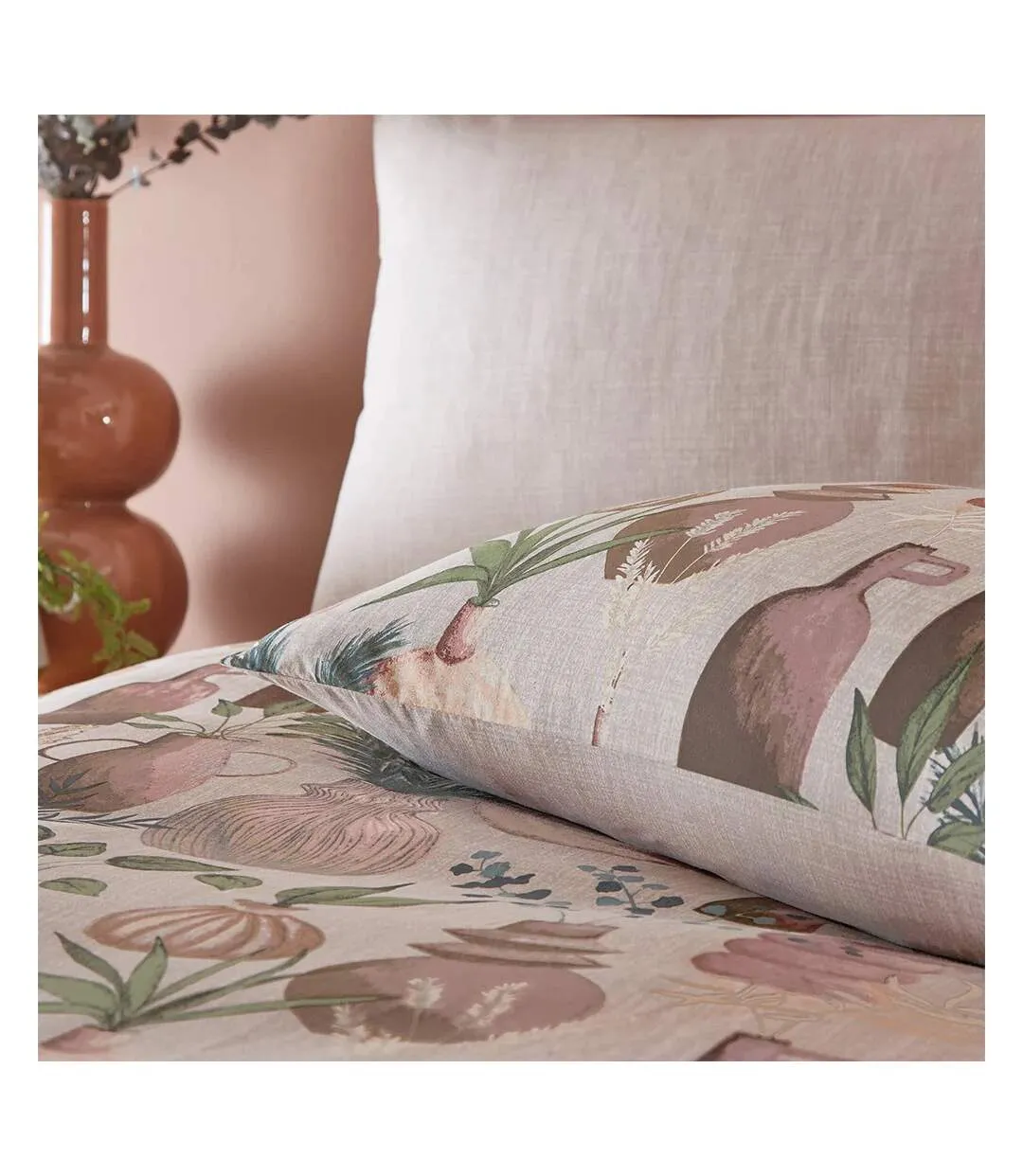 Earthen pots duvet cover set clay Furn
