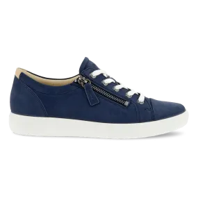 Ecco Women's Soft 7 Side Zip Sneakers