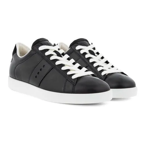 Ecco Womens Street Lite Sneakers - Black/Black