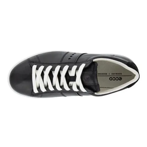 Ecco Womens Street Lite Sneakers - Black/Black