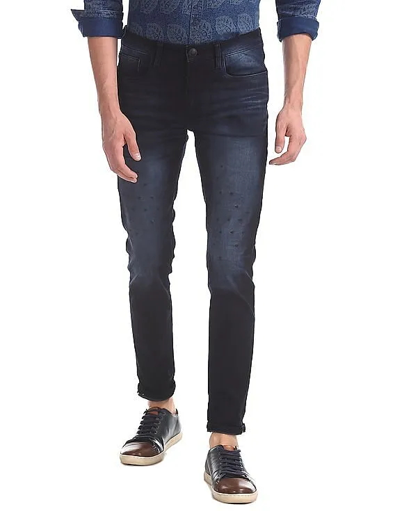 Ed Hardy Super Slim Fit Dark Washed Jeans
