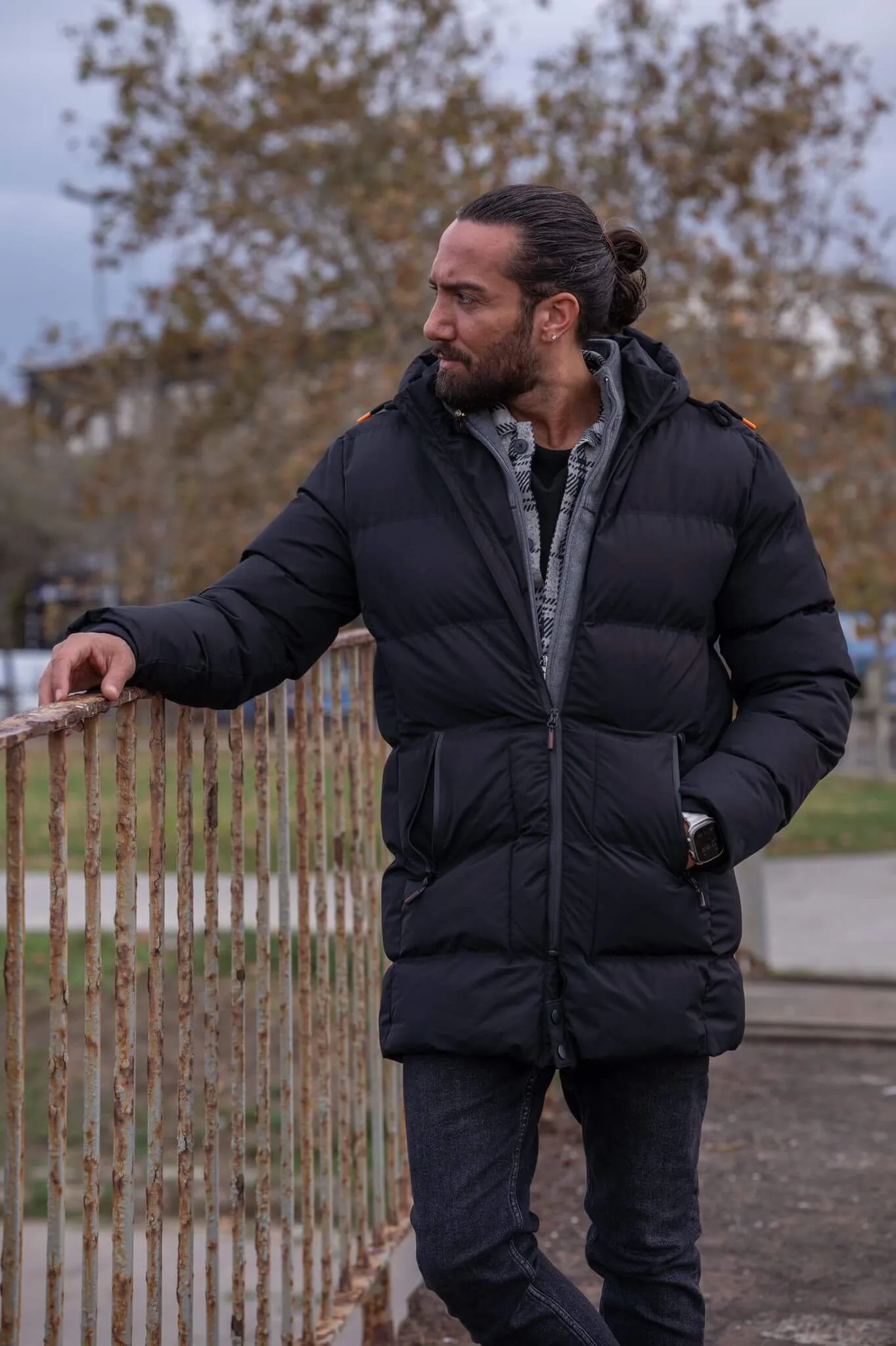 Eden Black Puffer Jacket