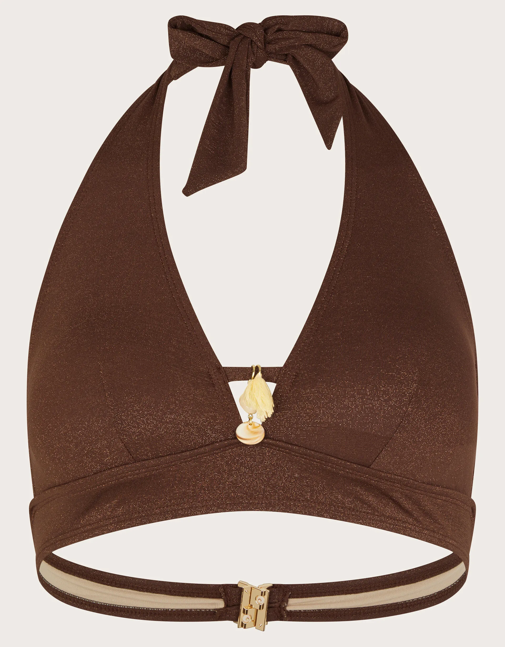 Eden Halter Bikini Top Bronze