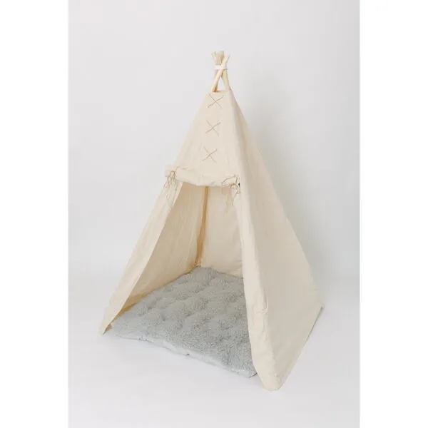 E&E Ethan Roll-Down Play Tent, Natural