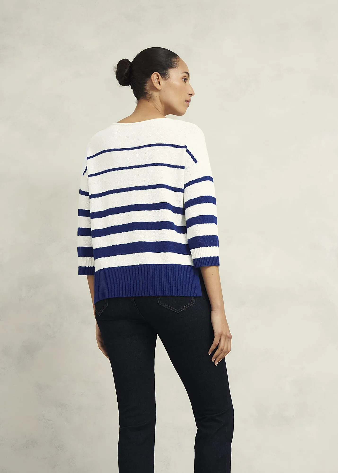 Elaine Stripe Cotton Blend Jumper 