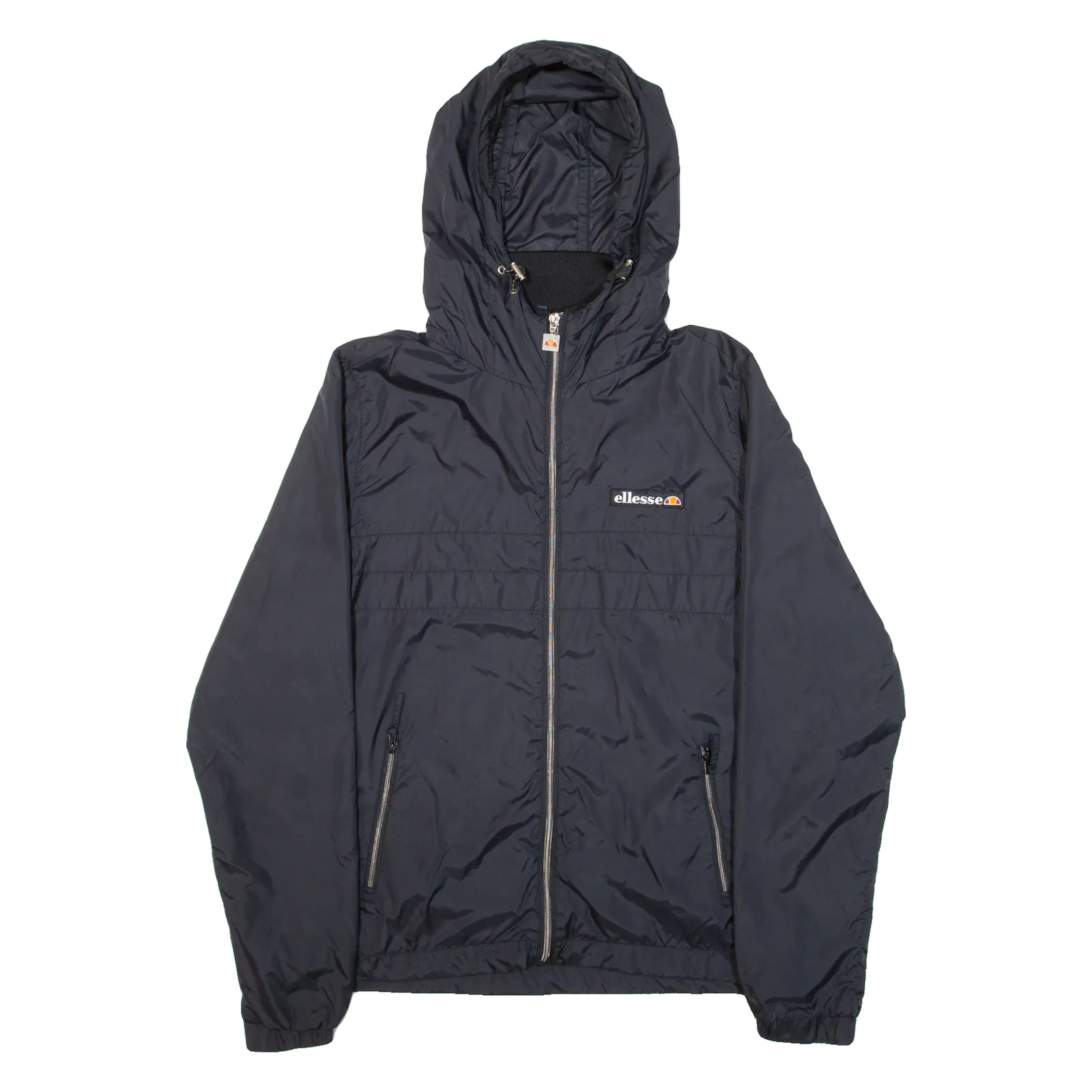 ELLESSE Mens Jacket Blue Nylon Hooded M