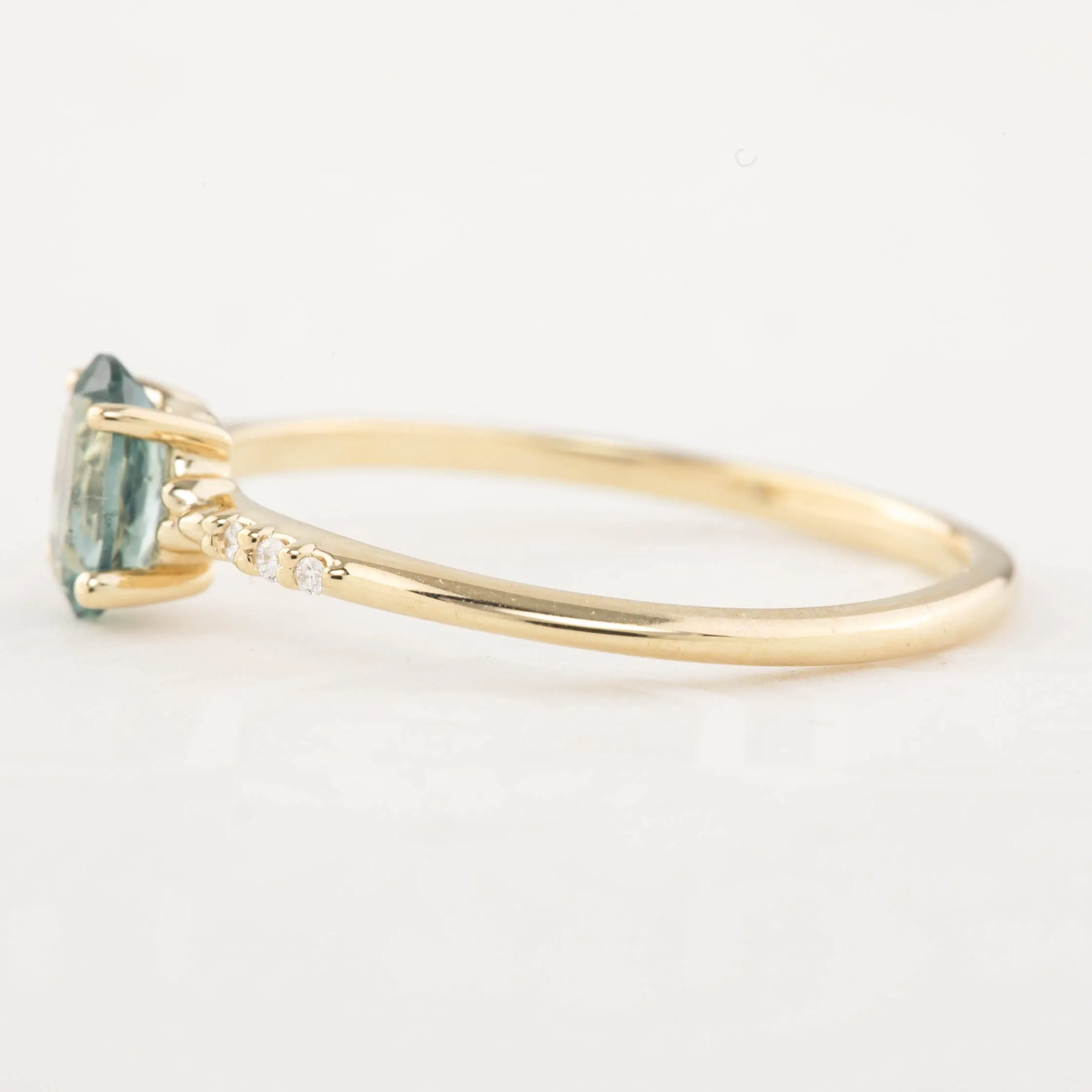 Eloise Ring - 0.55ct Green Montana Sapphire (One of a kind)