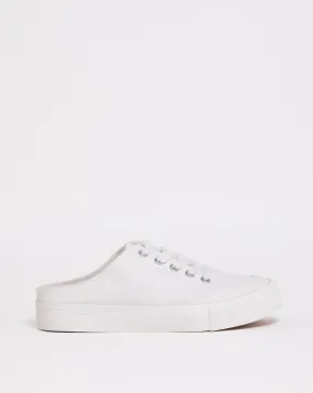 Ely Mule Canvas Trainers Wide E Fit