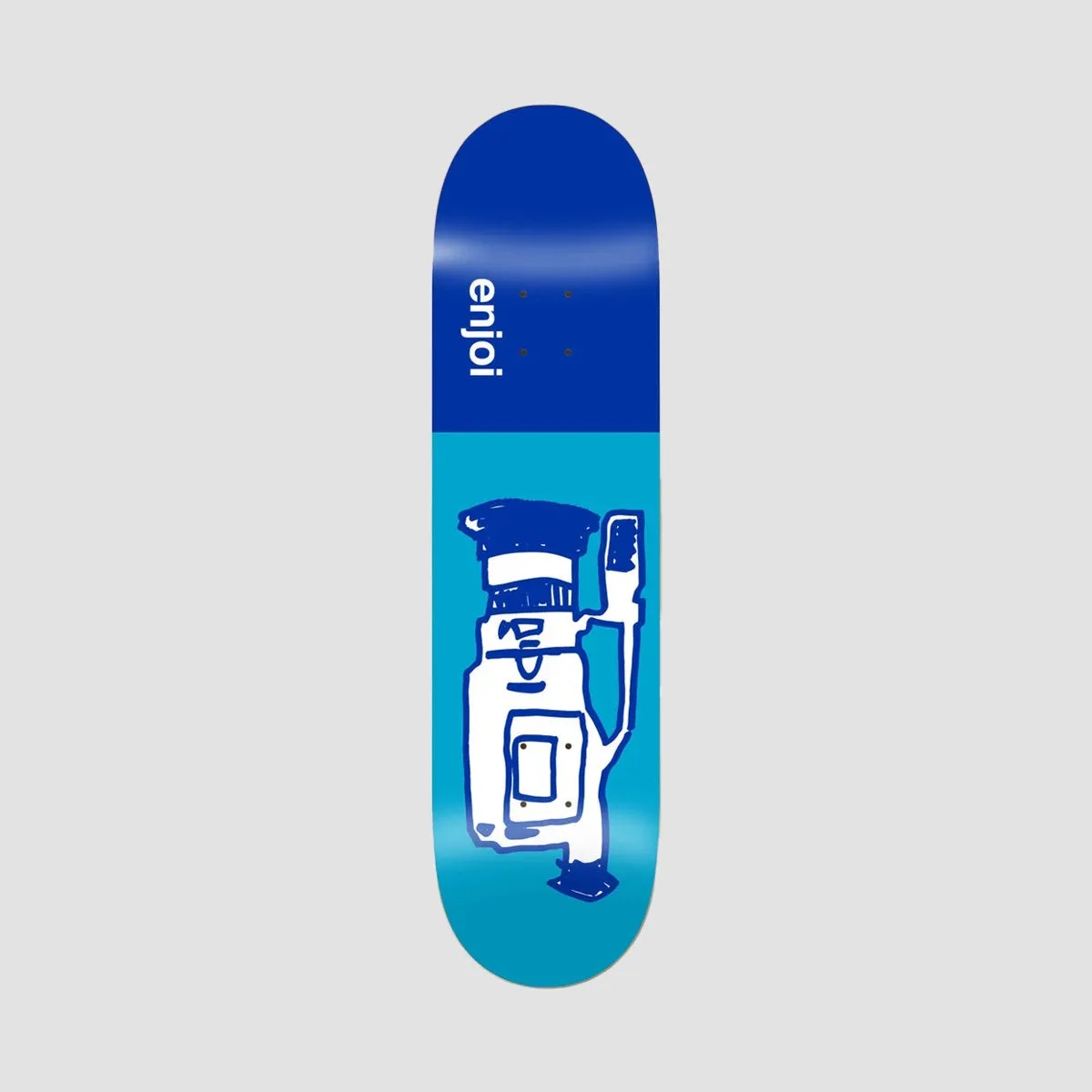 Enjoi Glitch R7 Skateboard Deck Blue - 8.5