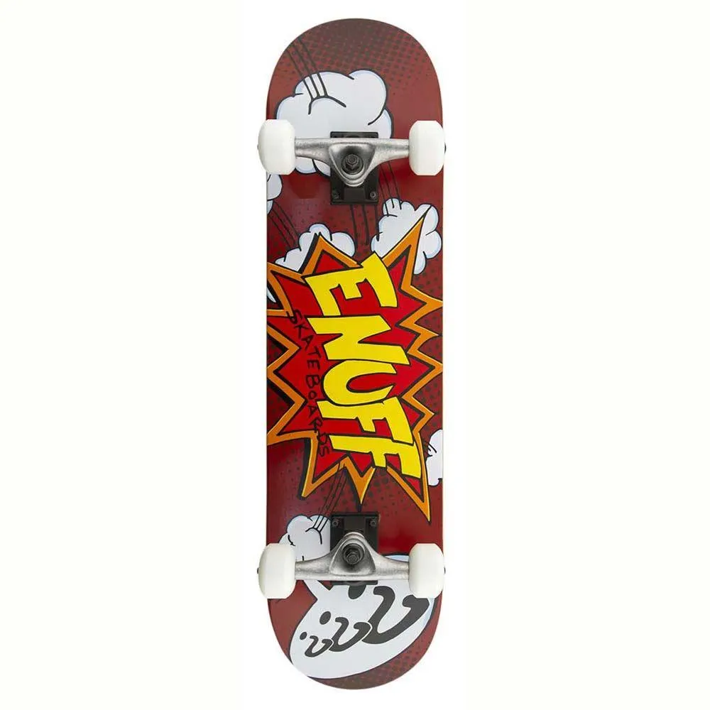 Enuff POW Factory Complete Skateboard Red 7.75
