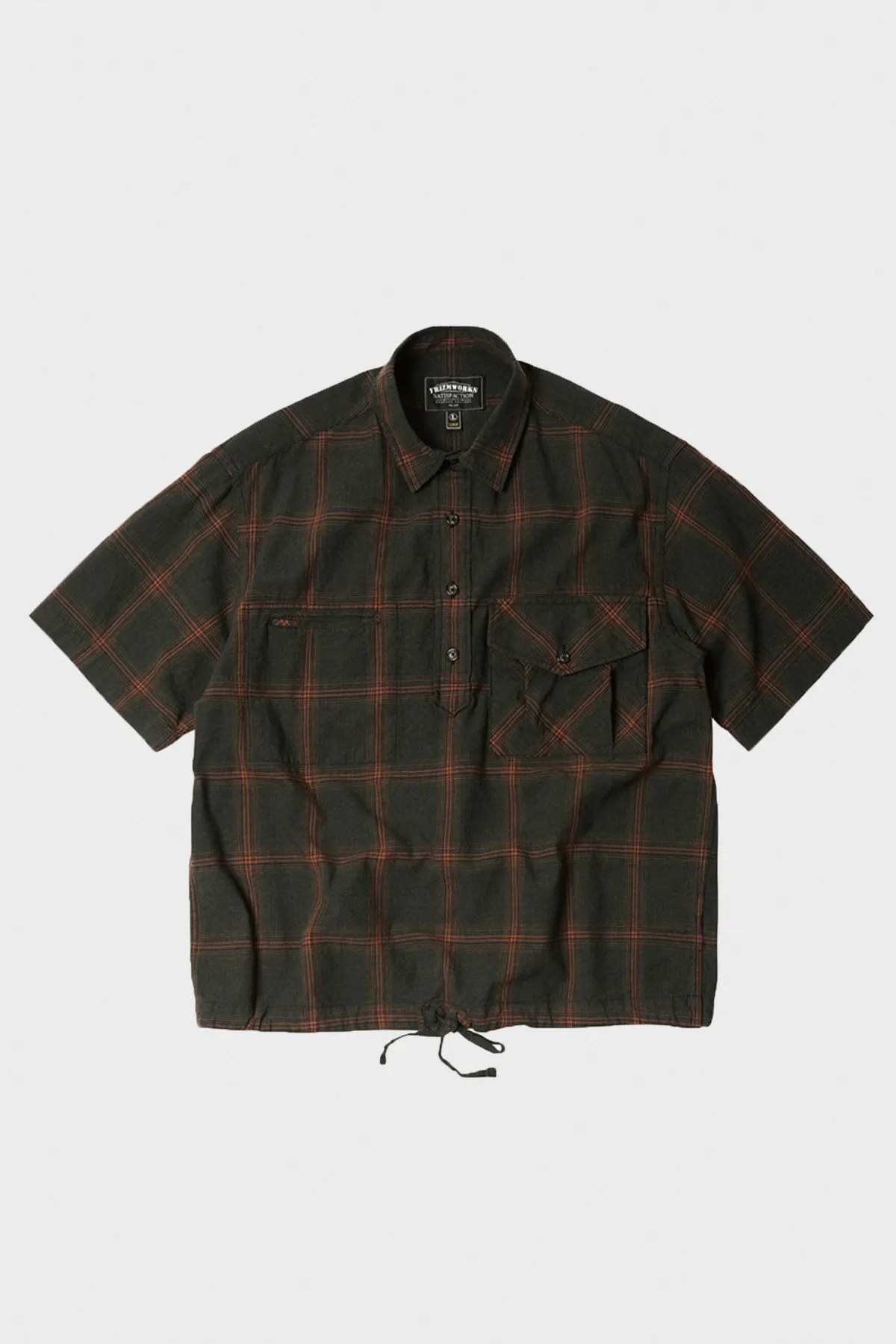 Envelope Pullover Half Shirt - Green