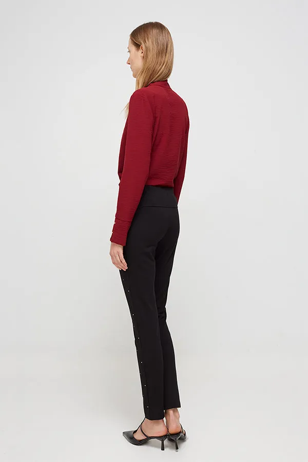 Escorpion SWAROSKY DETAIL STRETCH SLIM TROUSERS