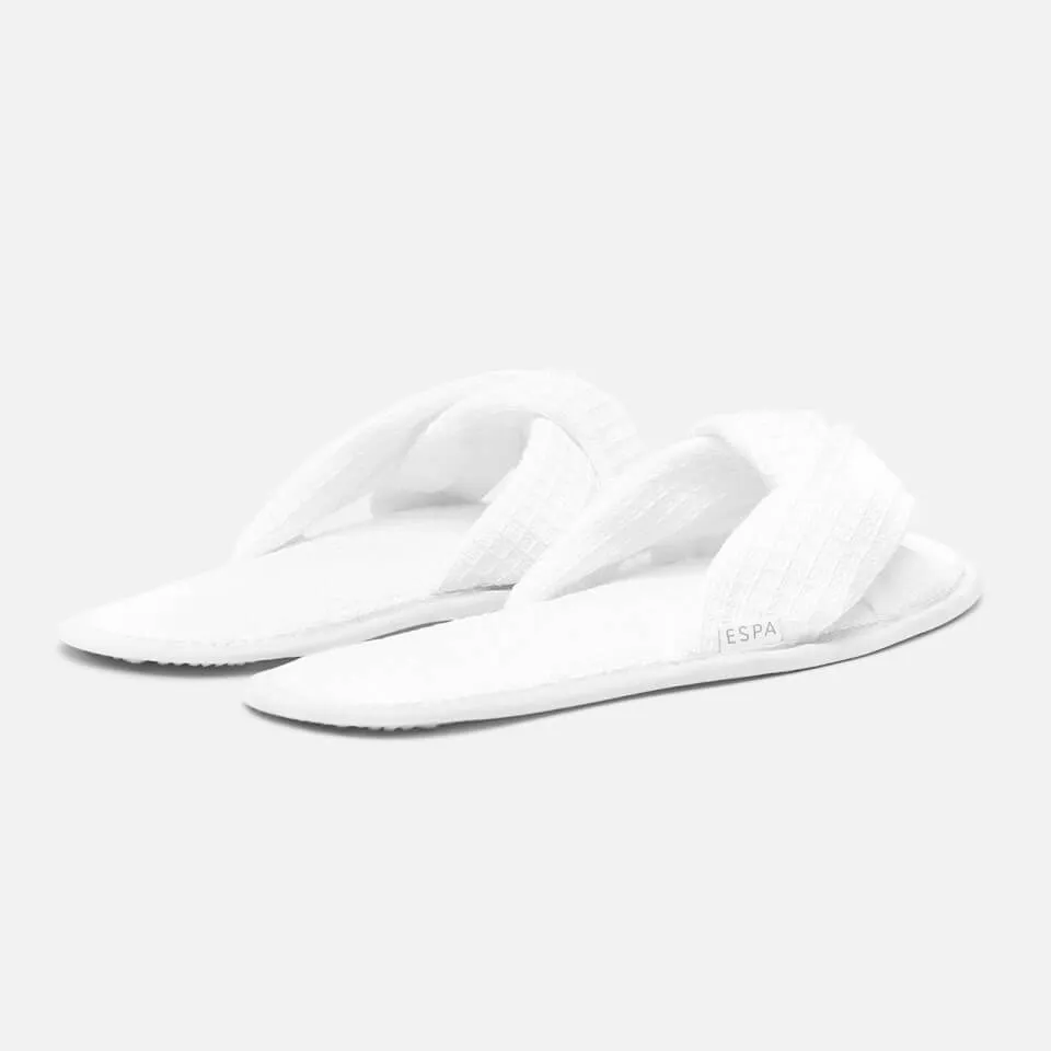 ESPA Waffle Women Slipper - White - L/XL | Coggles