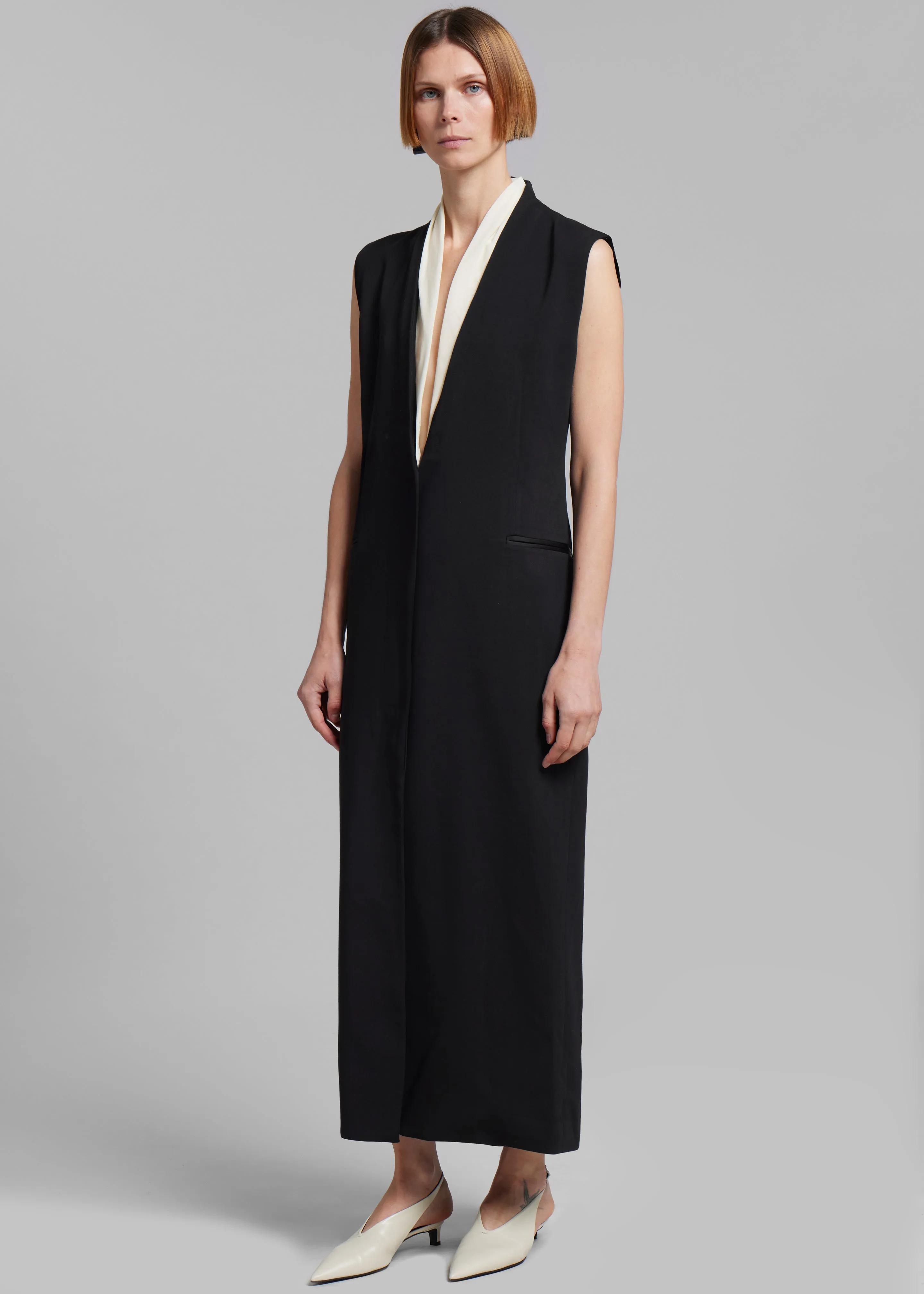 Esse Studios Solpha Vest Dress - Black