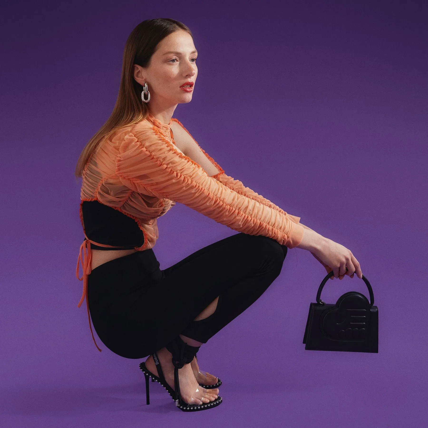 Ester Manas  Bag in Black Leather