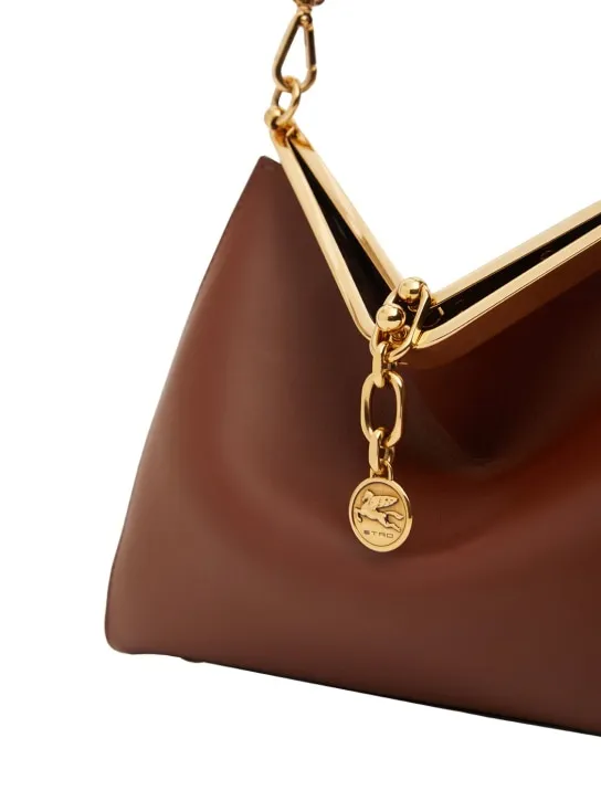 Etro   Medium Vela leather shoulder bag 
