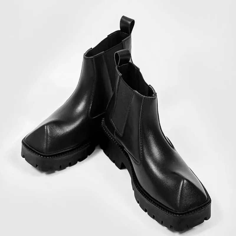 Eungam Angled Toe Chelsea Boots