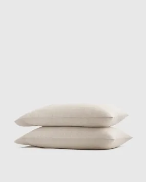 European Linen Chambray Pillowcase Set