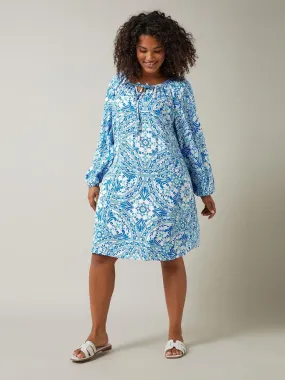 Evans Tile Print Tunic Dress