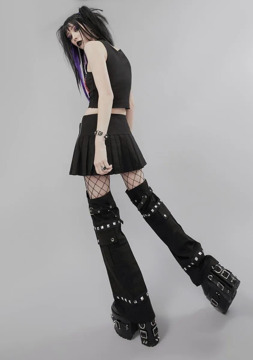 Everything Ends Suspender Skirt-