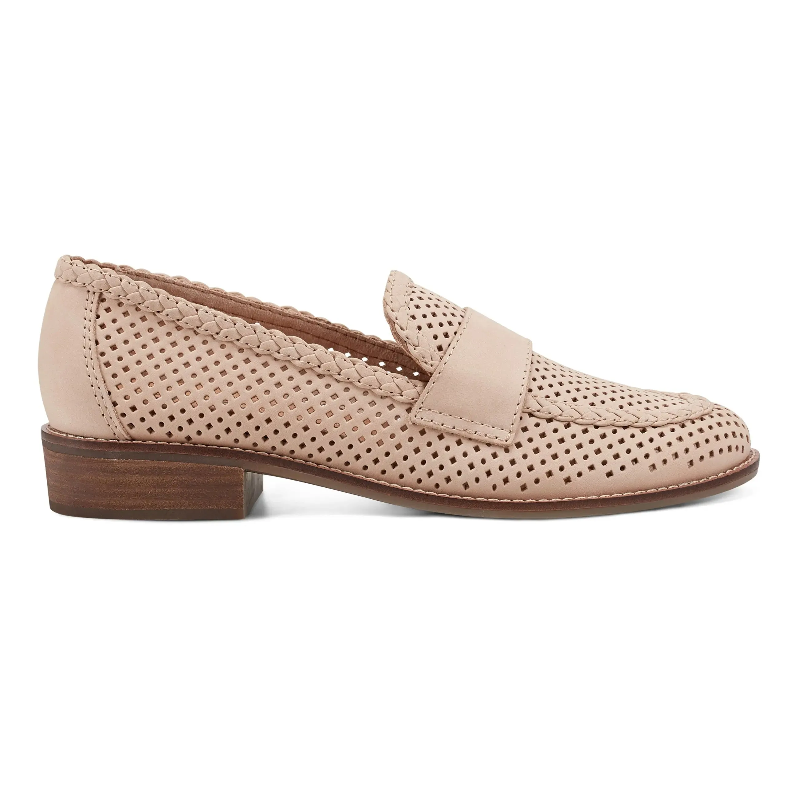 Evvie Casual Slip-On Perforated Loafers