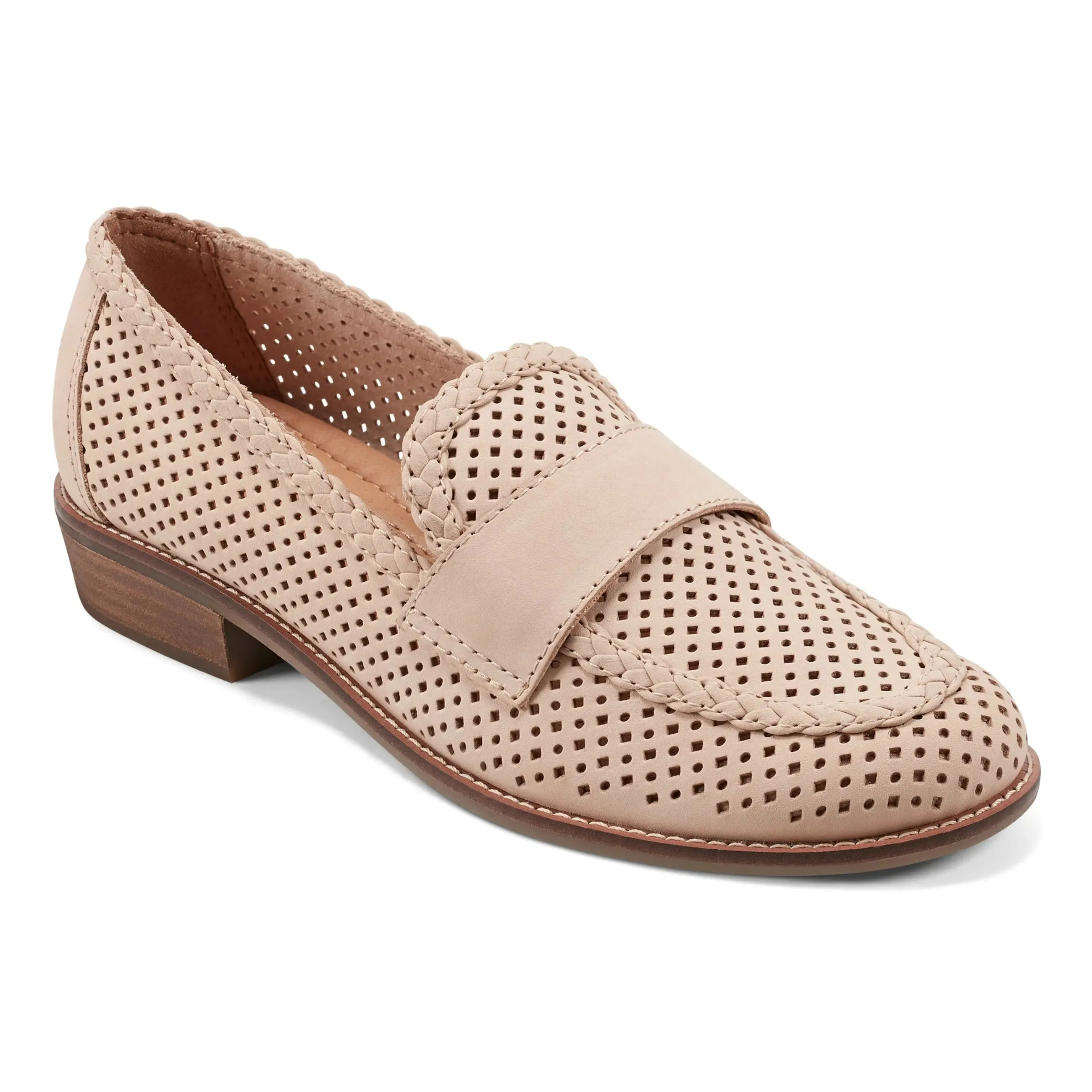 Evvie Casual Slip-On Perforated Loafers