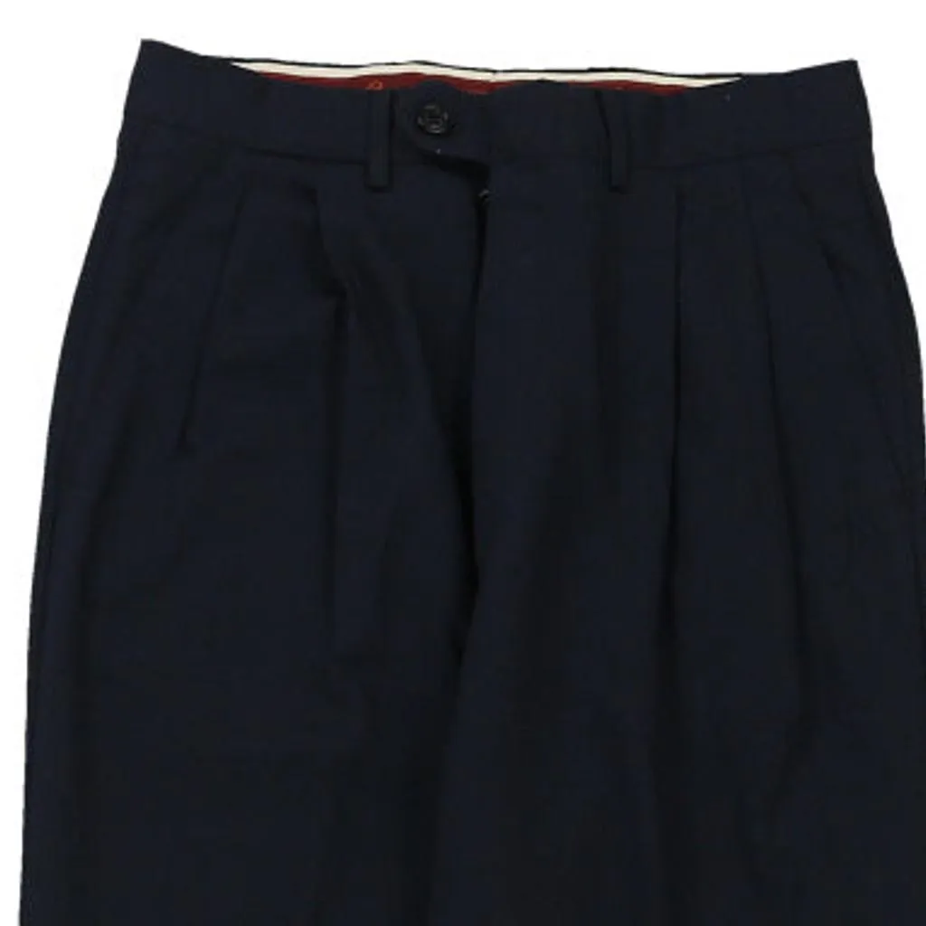 Example Trousers - 28W UK 10 Navy Wool Blend