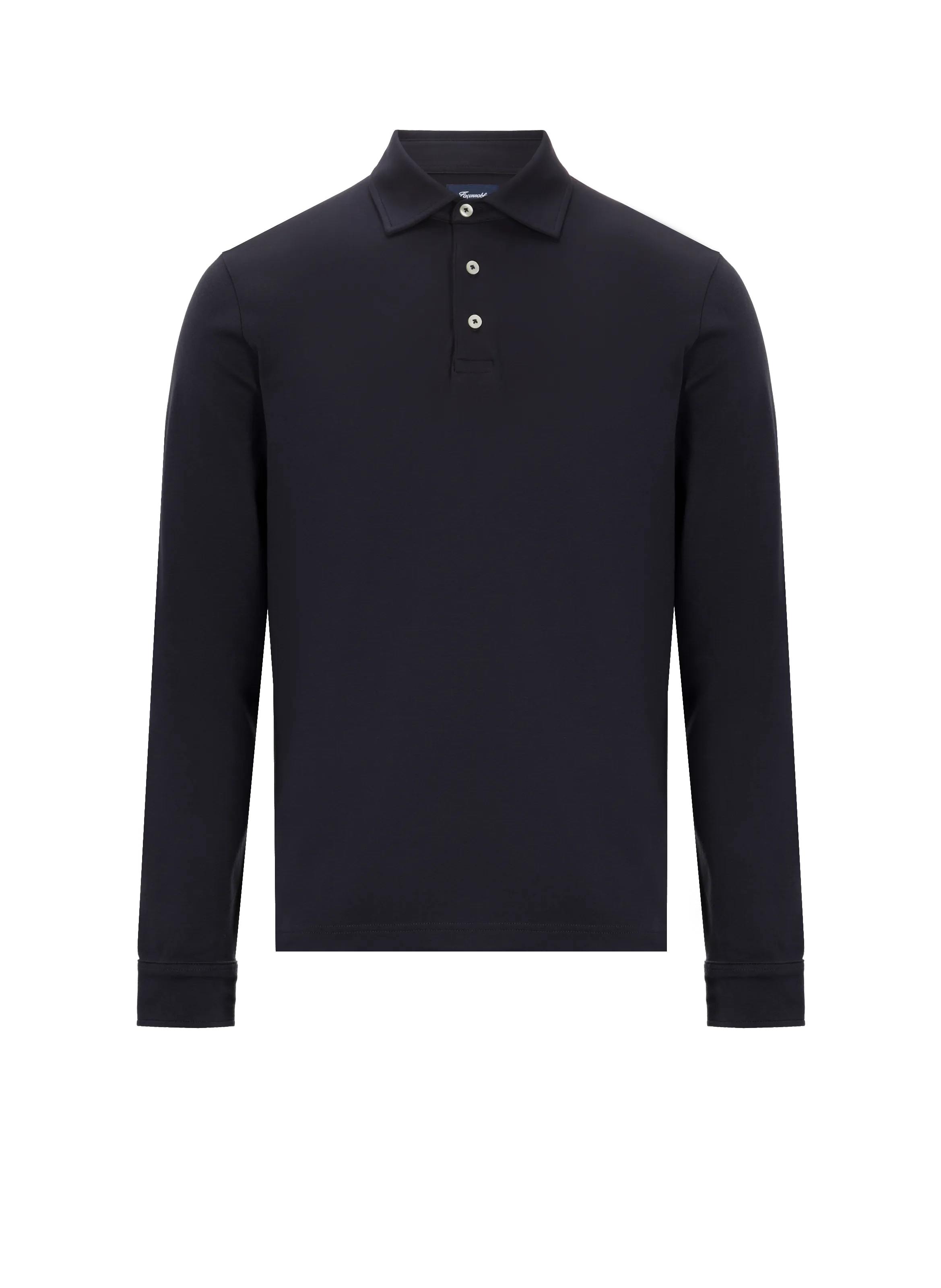 FACONNABLE  Long-sleeved polo shirt - Blue
