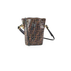 Fendi Mon Tresor Brown Leather Bag