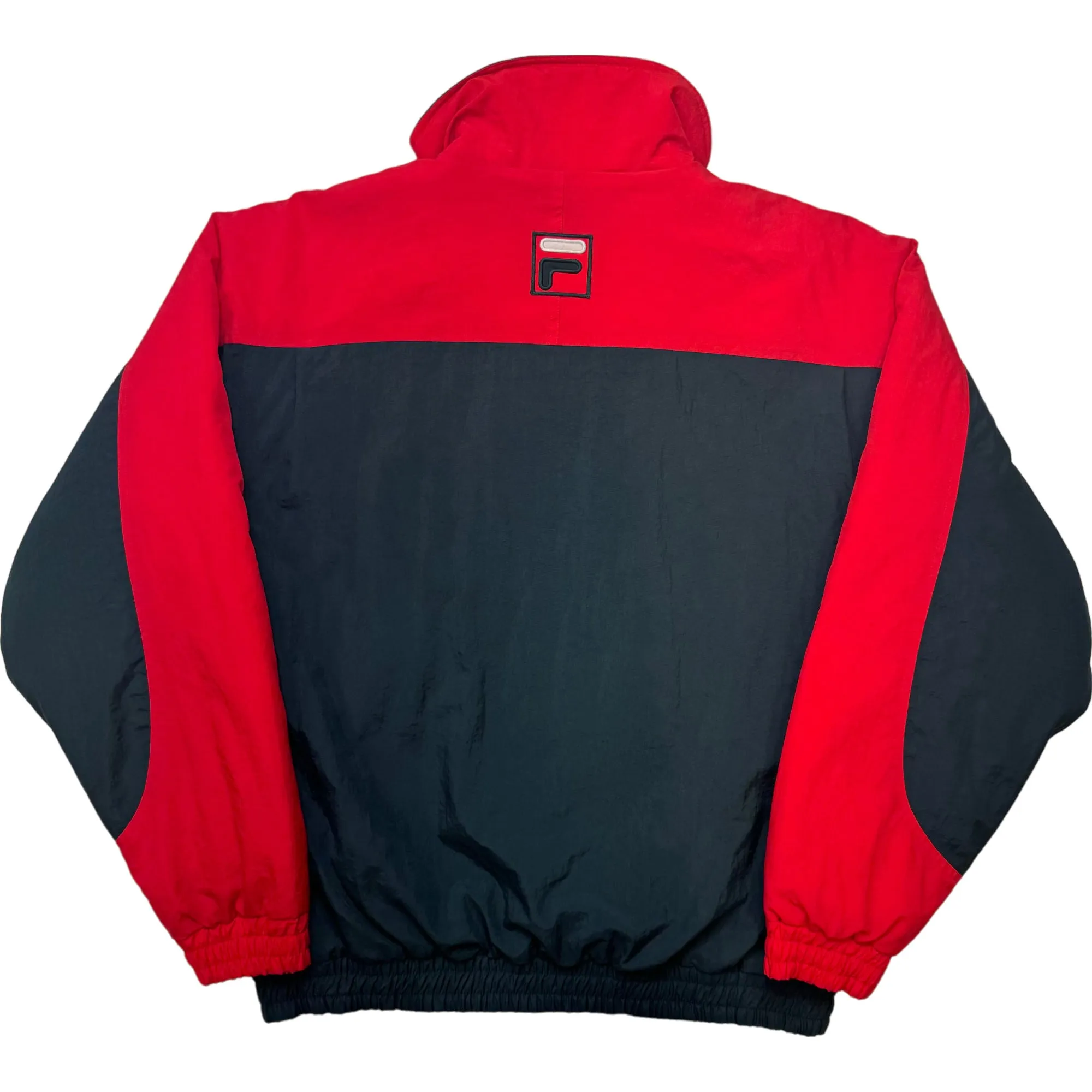 Fila 90's Colourblock Puffer Jacket Red Green White