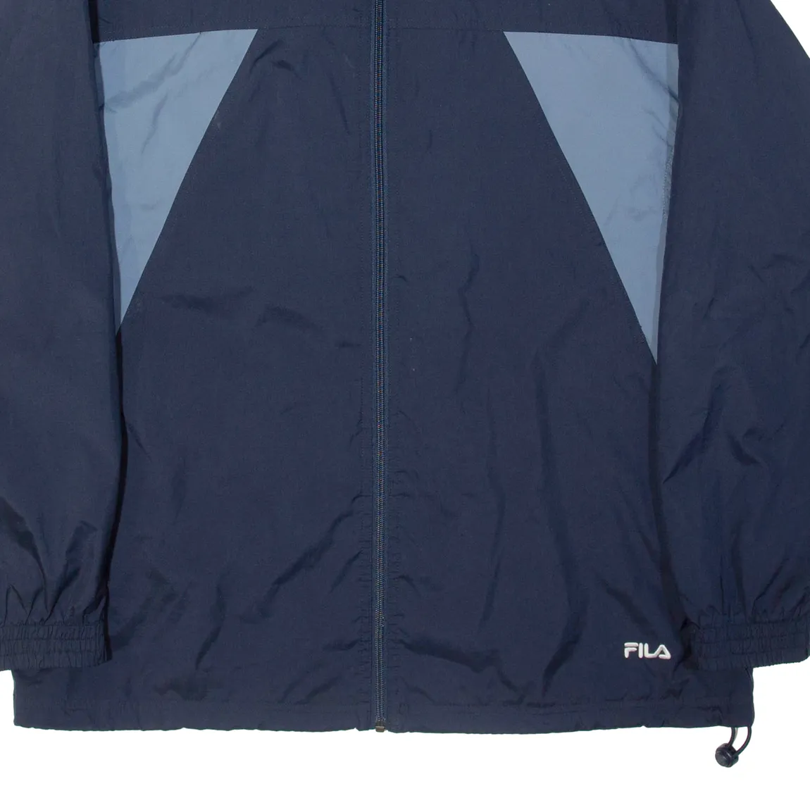 FILA Mens Track Jacket Blue Colourblock L