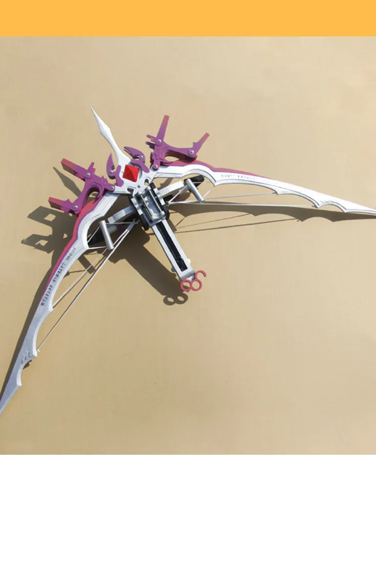 Final Fantasy XIII-2 FF13-2 Serah Farron Transformable Bow Pink Cosplay Prop