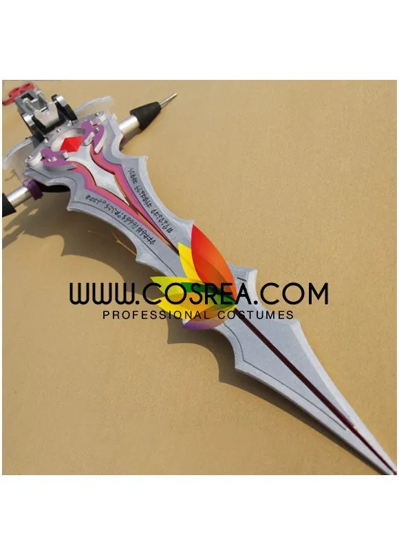 Final Fantasy XIII-2 FF13-2 Serah Farron Transformable Bow Pink Cosplay Prop