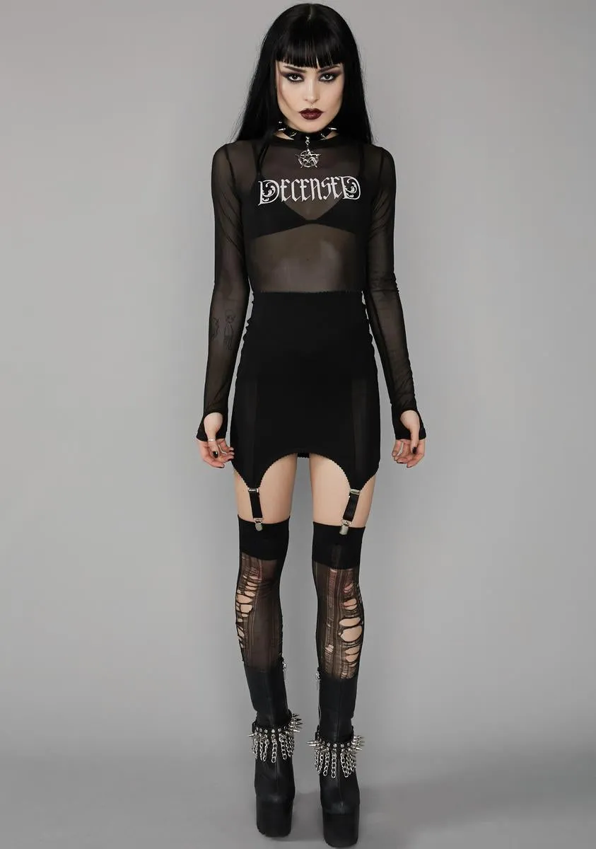 Final Lament Garter Skirt-