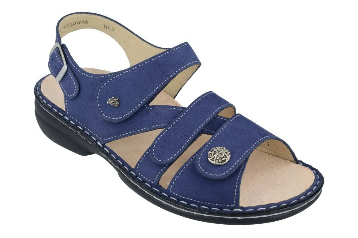 Finn Comfort Womens Gomera Sandals - Nabuk Royal