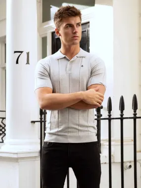 Finsbury Polo Shirt - Marl White