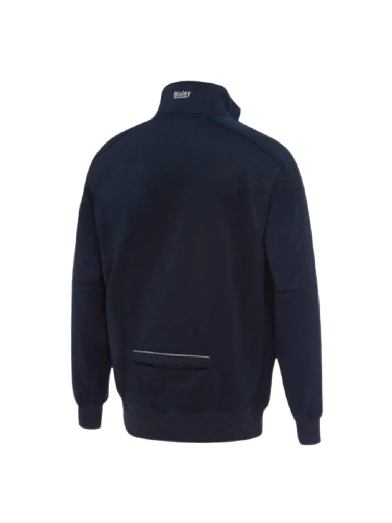 FLEECE 1/4 ZIP PULLOVER WITH SHERPA LINING