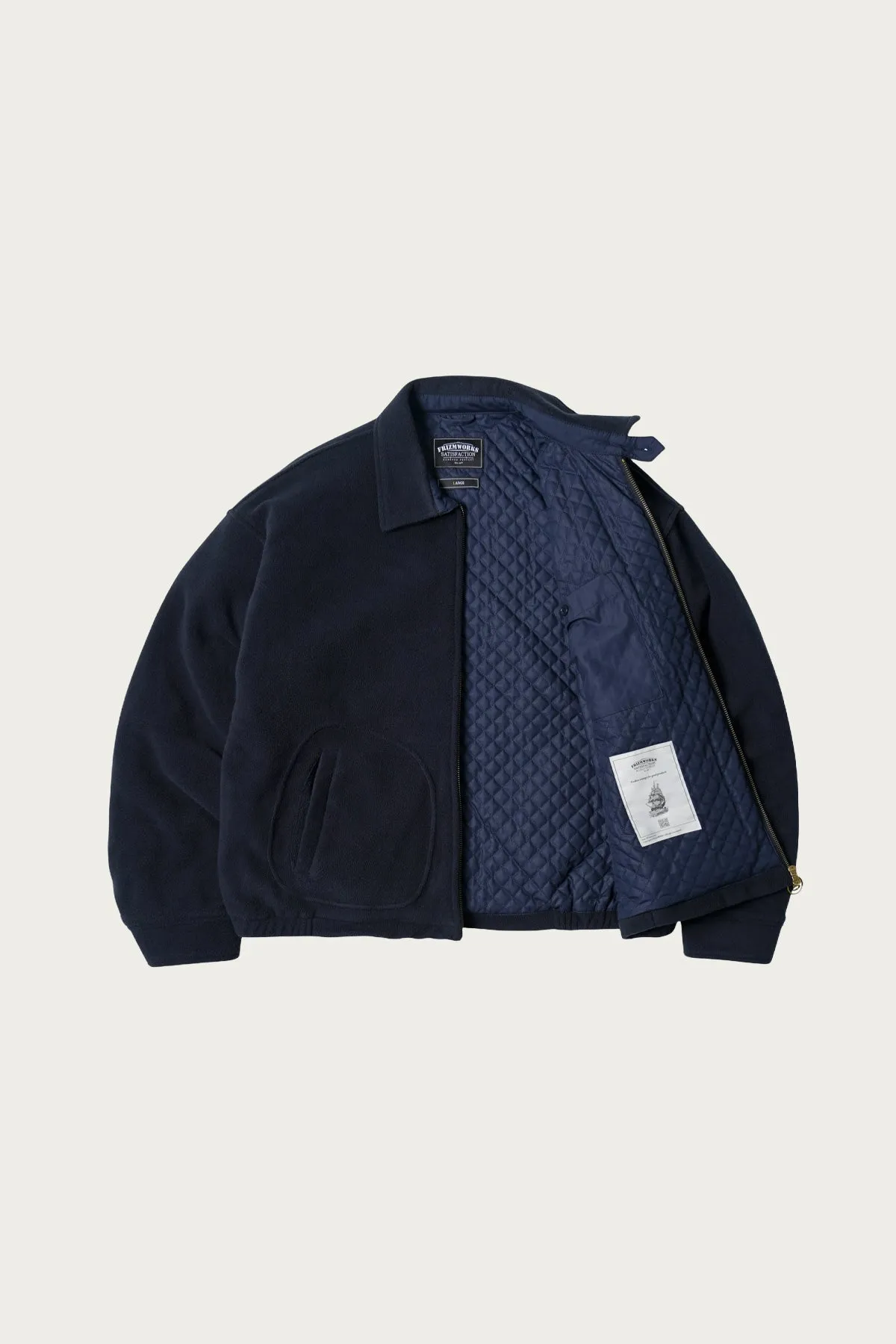 Fleece Drizzler Jacket - Navy