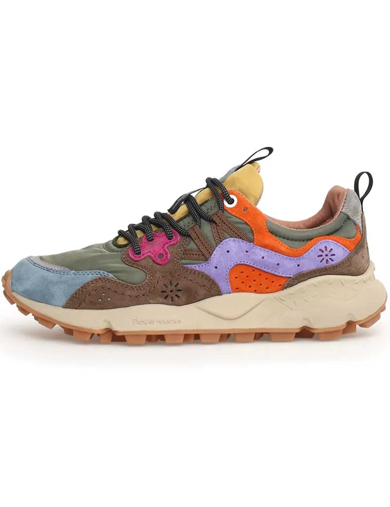 Flower Mountain Yamano 3 Trainers Kaki Multi