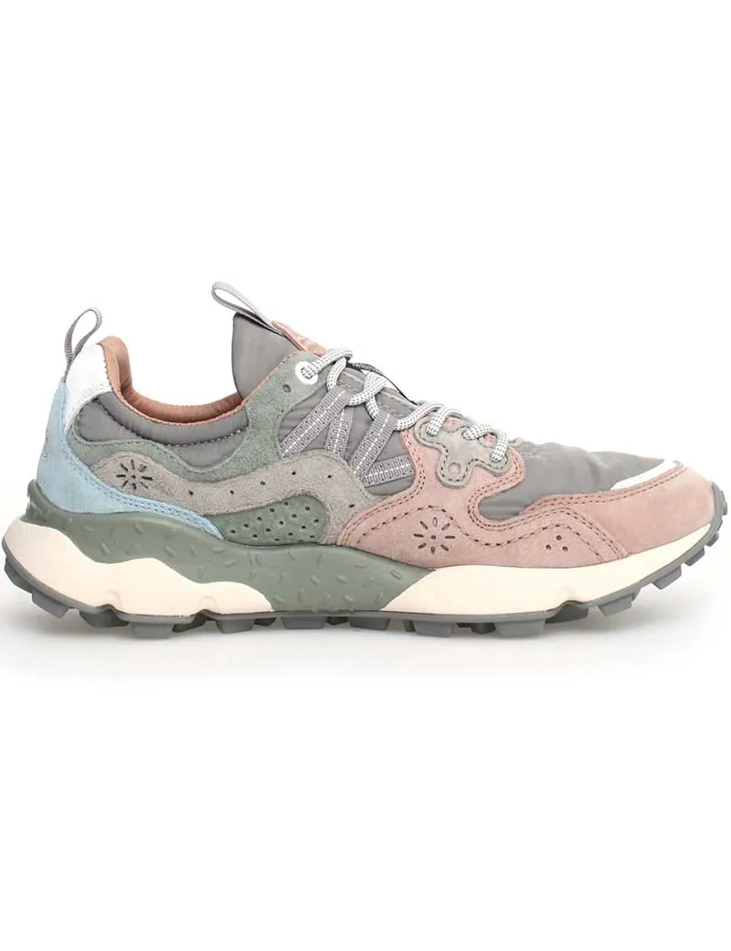 Flower Mountain Yamano 3 Trainers Pink Grey