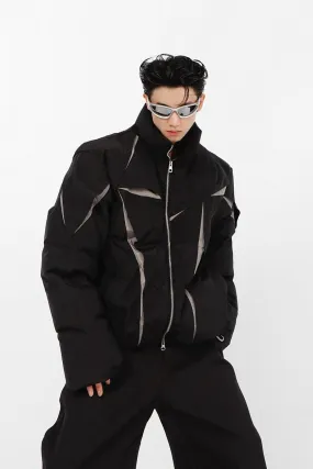 Folded Irregular Down Jacket