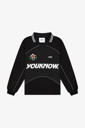 Football Long Sleeve | BLACK