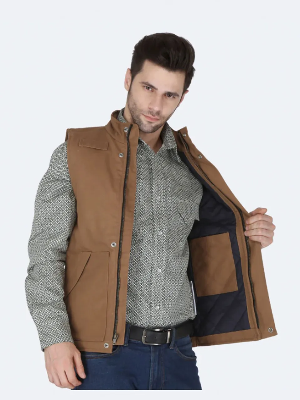Forge | FR Canvas Duck Vest | Brown